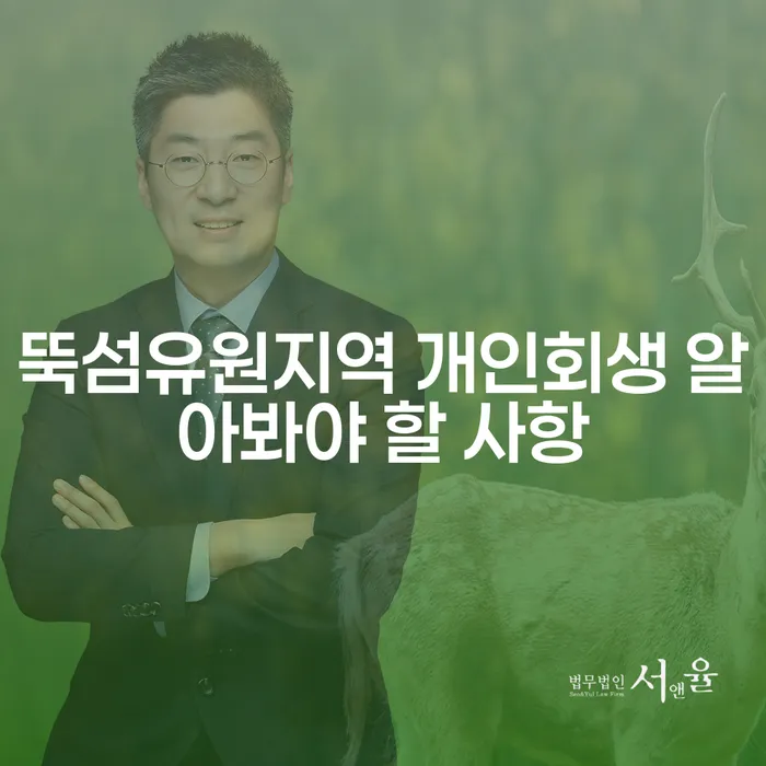 뚝섬유원지역 개인회생 알아봐야 할 사항