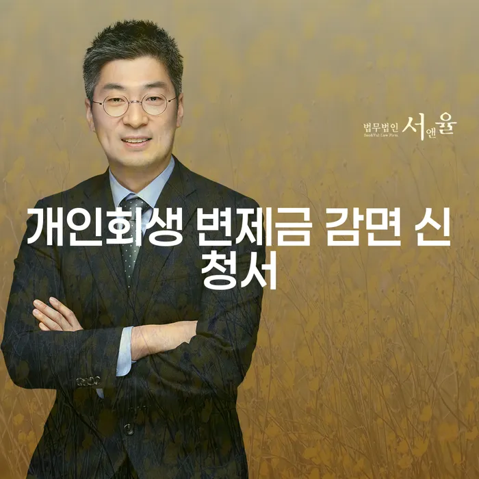 개인회생 변제금 감면 신청서, 어떻게 작성해야 할까요?