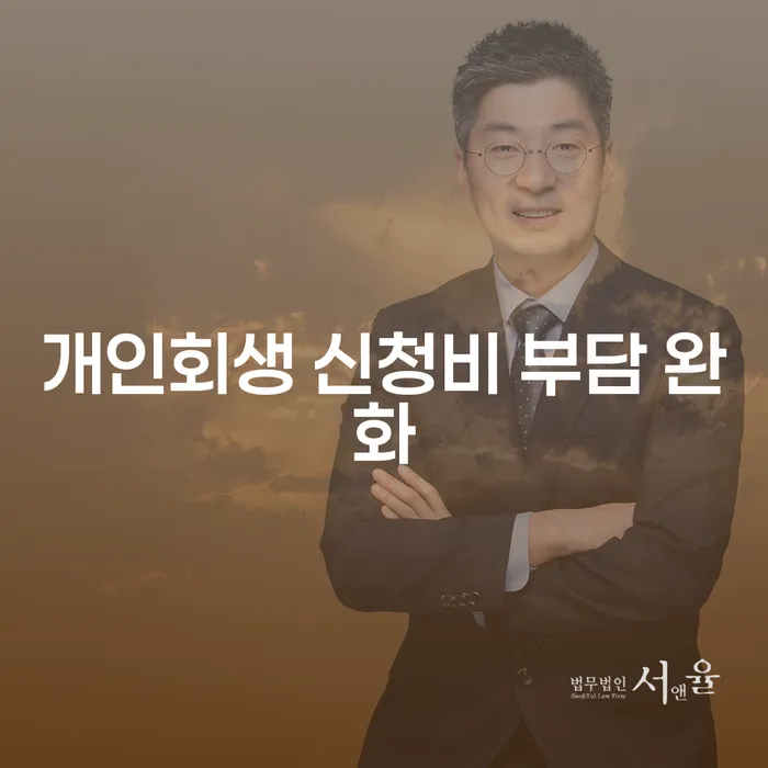 개인회생 신청비 부담 완화를 위한 최적의 방안은 무엇인가요?